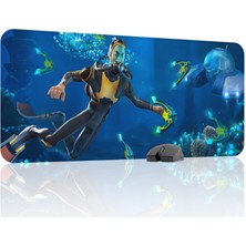 mousepad bastir Subnautica Kaymaz Dikişli Kauçuk Oyuncu Mousepad V1 - 90X40 Xxl Gaming Mouse Pad Fare Altlığı