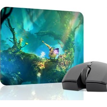 mousepad bastir Ori And The Will Of The Wisps Kaymaz Dikişli Kauçuk Oyuncu Mousepad V3 - 22X18 Gaming Mouse Pad Fare Altlığı