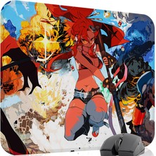 mousepad bastir Gurren Lagann Kaymaz Dikişli Kauçuk Oyuncu Mousepad V5 - 48X40 Xl Gaming Mouse Pad Fare Altlığı