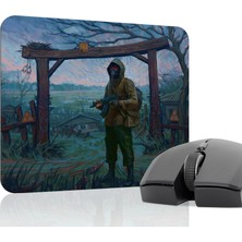 mousepad bastir Stalker Kaymaz Dikişli Kauçuk Oyuncu Mousepad V2 - 22X18 Gaming Mouse Pad Fare Altlığı