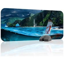 mousepad bastir Far Cry Kaymaz Dikişli Kauçuk Oyuncu Mousepad V5 - 70X30 Xl Gaming Mouse Pad Fare Altlığı