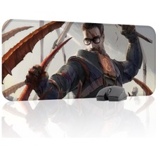 mousepad bastir Half Life Kaymaz Dikişli Kauçuk Oyuncu Mousepad V3 - 70X30 Xl Gaming Mouse Pad Fare Altlığı