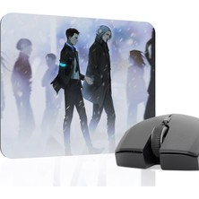 mousepad bastir Detroit Become Human Kaymaz Dikişli Kauçuk Oyuncu Mousepad V2 - 22X18 Gaming Mouse Pad Fare Altlığı