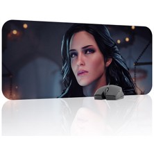 mousepad bastir Witcher 3 Kaymaz Dikişli Kauçuk Oyuncu Mousepad V3 - 70X30 Xl Gaming Mouse Pad Fare Altlığı