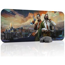 mousepad bastir Disco Elysium Kaymaz Dikişli Kauçuk Oyuncu Mousepad V1 - 70X30 Xl Gaming Mouse Pad Fare Altlığı