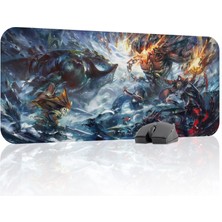 mousepad bastir Dota 2 Kaymaz Dikişli Kauçuk Oyuncu Mousepad V4 - 70X30 Xl Gaming Mouse Pad Fare Altlığı