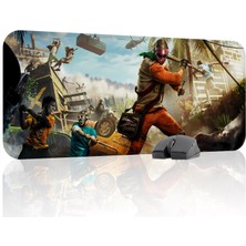 mousepad bastir Dying Light Kaymaz Dikişli Kauçuk Oyuncu Mousepad V2 - 70X30 Xl Gaming Mouse Pad Fare Altlığı