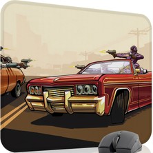mousepad bastir Gta San Andreas Kaymaz Dikişli Kauçuk Oyuncu Mousepad V1 - 48X40 Xl Gaming Mouse Pad Fare Altlığı