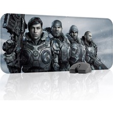 mousepad bastir Gears Of War Kaymaz Dikişli Kauçuk Oyuncu Mousepad V5 - 70X30 Xl Gaming Mouse Pad Fare Altlığı