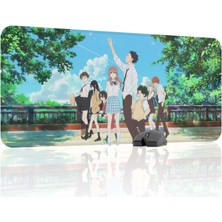 mousepad bastir Koe No Katachi Kaymaz Dikişli Kauçuk Oyuncu Mousepad V3 - 90X40 Xxl Gaming Mouse Pad Fare Altlığı