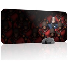 mousepad bastir Team Fortress Kaymaz Dikişli Kauçuk Oyuncu Mousepad V3 - 70X30 Xl Gaming Mouse Pad Fare Altlığı