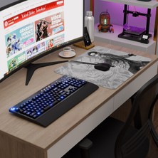 mousepad bastir Yakuza Kaymaz Dikişli Kauçuk Oyuncu Mousepad V3 - 48X40 Xl Gaming Mouse Pad Fare Altlığı