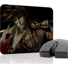 mousepad bastir Hades Kaymaz Dikişli Kauçuk Oyuncu Mousepad V3 - 22X18 Gaming Mouse Pad Fare Altlığı