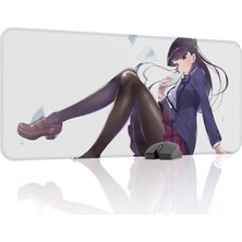 mousepad bastir Komi Can't Communicate Kaymaz Dikişli Kauçuk Oyuncu Mousepad V5 - 90X40 Xxl Gaming Mouse Pad Fare Altlığı