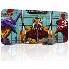mousepad bastir Neon Genesis Evangelion Kaymaz Dikişli Kauçuk Oyuncu Mousepad V2 - 70X30 Xl Gaming Mouse Pad Fare Altlığı