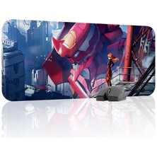 mousepad bastir Neon Genesis Evangelion Kaymaz Dikişli Kauçuk Oyuncu Mousepad V4 - 70X30 Xl Gaming Mouse Pad Fare Altlığı