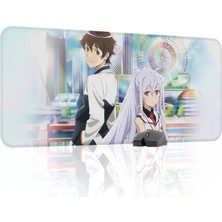mousepad bastir Plastic Memories Kaymaz Dikişli Kauçuk Oyuncu Mousepad V2 - 90X40 Xxl Gaming Mouse Pad Fare Altlığı