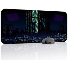 mousepad bastir Va-11 Hall-A Kaymaz Dikişli Kauçuk Oyuncu Mousepad V5 - 70X30 Xl Gaming Mouse Pad Fare Altlığı