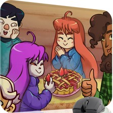 mousepad bastir Celeste Kaymaz Dikişli Kauçuk Oyuncu Mousepad V3 - 48X40 Xl Gaming Mouse Pad Fare Altlığı