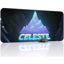 mousepad bastir Celeste Kaymaz Dikişli Kauçuk Oyuncu Mousepad V4 - 90X40 Xxl Gaming Mouse Pad Fare Altlığı