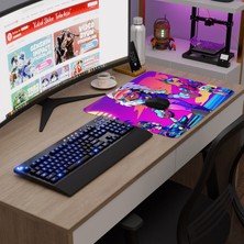 mousepad bastir Brawlhalla Kaymaz Dikişli Kauçuk Oyuncu Mousepad V4 - 48X40 Xl Gaming Mouse Pad Fare Altlığı