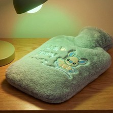 Tahtakale Stitch Figürlü Gri Peluş Sıcak Su Torbası 1 Litre