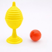 Tahtakale Sarı Renk Sihirli Kupa Top Kaybetme Oyunu 7 cm