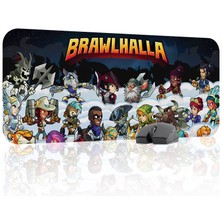 mousepad bastir Brawlhalla Kaymaz Dikişli Kauçuk Oyuncu Mousepad V5 - 70X30 Xl Gaming Mouse Pad Fare Altlığı