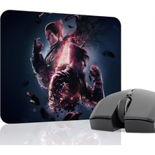 mousepad bastir Tekken Kaymaz Dikişli Kauçuk Oyuncu Mousepad V2 - 22X18 Gaming Mouse Pad Fare Altlığı