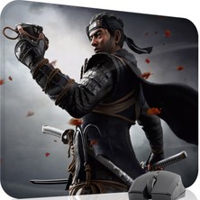 mousepad bastir Ghost Of Tsushima Kaymaz Dikişli Kauçuk Oyuncu Mousepad V3 - 48X40 Xl Gaming Mouse Pad Fare Altlığı