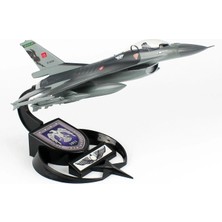 Akba Model Akbamodel 1/48 F-16 Yarasa Filo Muharip Savaş Uçağı, Sergilemeye Hazır Standlı Model
