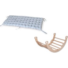 Özgürce Ahşap Montessori Kemer ve Yastık Set, Dönence ve Tırmanma Köprüsü