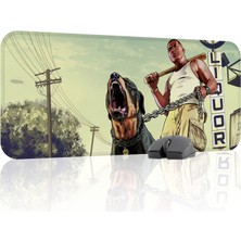 mousepad bastir Gta 5 Kaymaz Dikişli Kauçuk Oyuncu Mousepad V5 - 70X30 Xl Gaming Mouse Pad Fare Altlığı