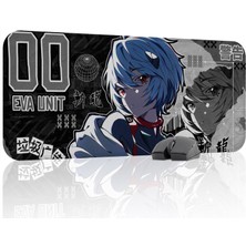 mousepad bastir Neon Genesis Evangelion Kaymaz Dikişli Kauçuk Oyuncu Mousepad V3 - 70X30 Xl Gaming Mouse Pad Fare Altlığı