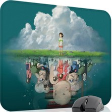 mousepad bastir Spirited Away Kaymaz Dikişli Kauçuk Oyuncu Mousepad V5 - 48X40 Xl Gaming Mouse Pad Fare Altlığı