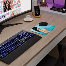 mousepad bastir Gta Vice City Kaymaz Dikişli Kauçuk Oyuncu Mousepad V3 - 22X18 Gaming Mouse Pad Fare Altlığı