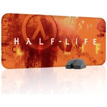 mousepad bastir Half Life Kaymaz Dikişli Kauçuk Oyuncu Mousepad V5 - 70X30 Xl Gaming Mouse Pad Fare Altlığı
