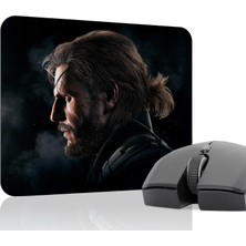 mousepad bastir Metal Gear Solid Kaymaz Dikişli Kauçuk Oyuncu Mousepad V2 - 22X18 Gaming Mouse Pad Fare Altlığı