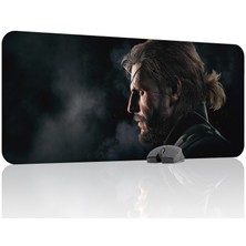 mousepad bastir Metal Gear Solid Kaymaz Dikişli Kauçuk Oyuncu Mousepad V2 - 90X40 Xxl Gaming Mouse Pad Fare Altlığı