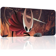 mousepad bastir Hollow Knight Silksong Kaymaz Dikişli Kauçuk Oyuncu Mousepad V4 - 90X40 Xxl Gaming Mouse Pad Fare Altlığı