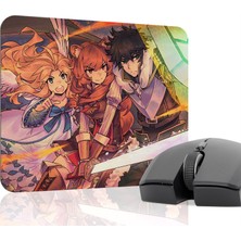 mousepad bastir The Rising Of The Shield Hero Kaymaz Dikişli Kauçuk Oyuncu Mousepad V4 - 22X18 Gaming Mouse Pad Fare Altlığı