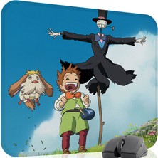 mousepad bastir Howl's Moving Castle Kaymaz Dikişli Kauçuk Oyuncu Mousepad V4 - 48X40 Xl Gaming Mouse Pad Fare Altlığı