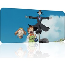 mousepad bastir Howl's Moving Castle Kaymaz Dikişli Kauçuk Oyuncu Mousepad V4 - 90X40 Xxl Gaming Mouse Pad Fare Altlığı