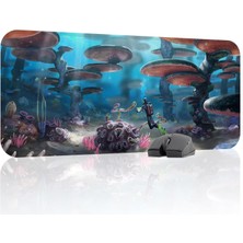 mousepad bastir Subnautica Kaymaz Dikişli Kauçuk Oyuncu Mousepad V5 - 70X30 Xl Gaming Mouse Pad Fare Altlığı