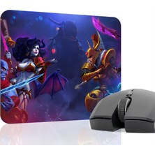 mousepad bastir Dota 2 Kaymaz Dikişli Kauçuk Oyuncu Mousepad V1 - 22X18 Gaming Mouse Pad Fare Altlığı