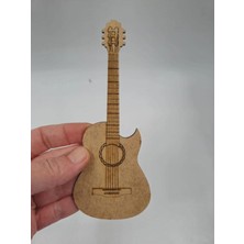 Özgürce Ahşap Boyama Müzik Aletleri Seti, Montessori Eğitici, 15 cm