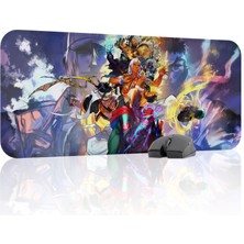 mousepad bastir Street Fighter Kaymaz Dikişli Kauçuk Oyuncu Mousepad V3 - 70X30 Xl Gaming Mouse Pad Fare Altlığı