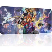 mousepad bastir Street Fighter Kaymaz Dikişli Kauçuk Oyuncu Mousepad V3 - 90X40 Xxl Gaming Mouse Pad Fare Altlığı