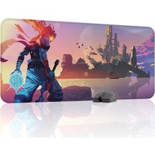mousepad bastir Dead Cells Kaymaz Dikişli Kauçuk Oyuncu Mousepad V1 - 90X40 Xxl Gaming Mouse Pad Fare Altlığı