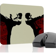 mousepad bastir Yakuza Kaymaz Dikişli Kauçuk Oyuncu Mousepad V1 - 22X18 Gaming Mouse Pad Fare Altlığı